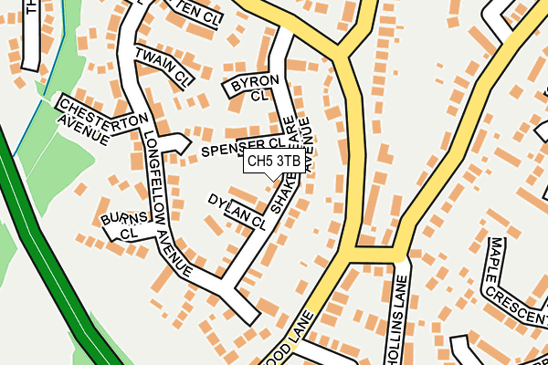 Map of DTS GARAGE SERVICES LTD at local scale