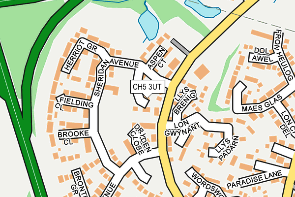 CH5 3UT map - OS OpenMap – Local (Ordnance Survey)