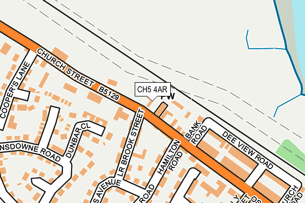 CH5 4AR map - OS OpenMap – Local (Ordnance Survey)