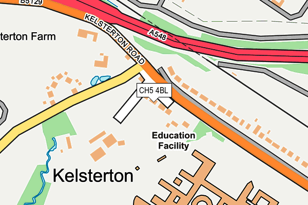 CH5 4BL map - OS OpenMap – Local (Ordnance Survey)