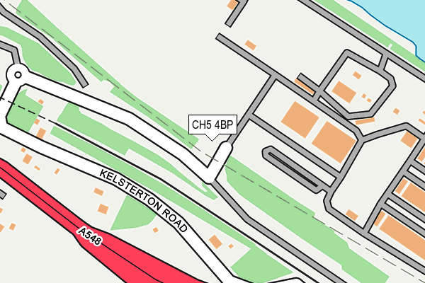 CH5 4BP map - OS OpenMap – Local (Ordnance Survey)