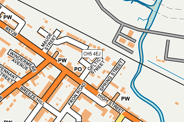 CH5 4EJ map - OS OpenMap – Local (Ordnance Survey)