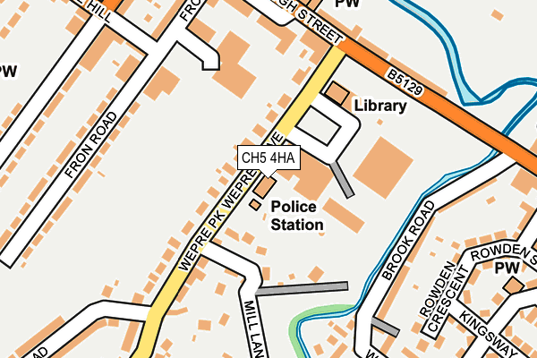CH5 4HA map - OS OpenMap – Local (Ordnance Survey)