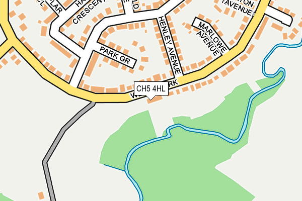 CH5 4HL map - OS OpenMap – Local (Ordnance Survey)