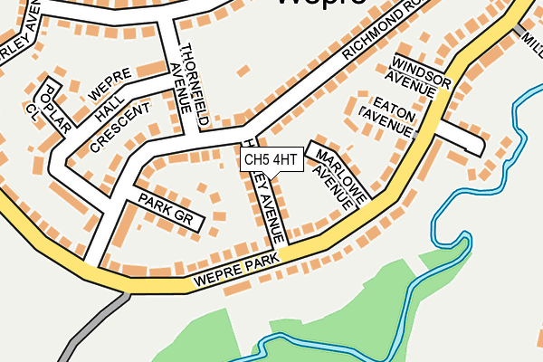 CH5 4HT map - OS OpenMap – Local (Ordnance Survey)