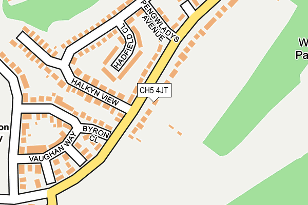 CH5 4JT map - OS OpenMap – Local (Ordnance Survey)