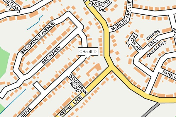 CH5 4LD map - OS OpenMap – Local (Ordnance Survey)
