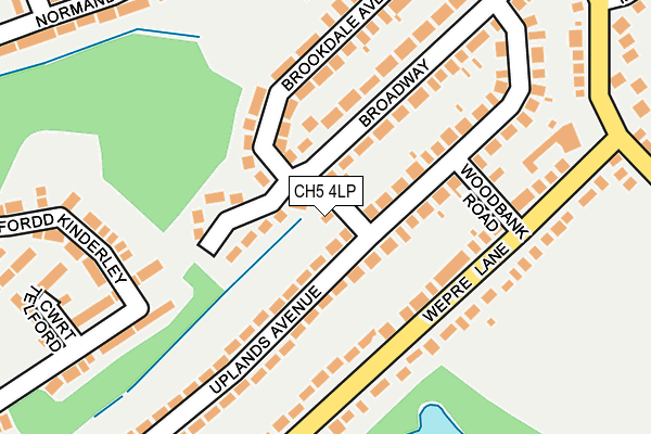 CH5 4LP map - OS OpenMap – Local (Ordnance Survey)