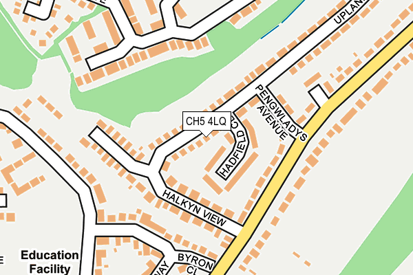 CH5 4LQ map - OS OpenMap – Local (Ordnance Survey)