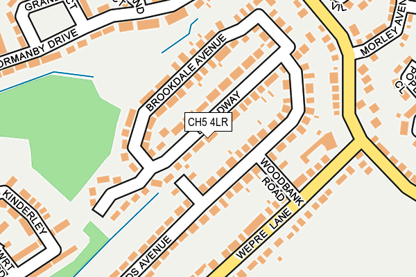 CH5 4LR map - OS OpenMap – Local (Ordnance Survey)