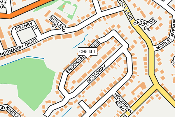 CH5 4LT map - OS OpenMap – Local (Ordnance Survey)