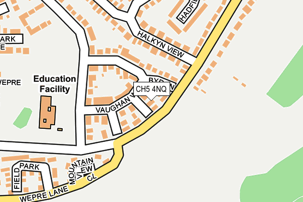 CH5 4NQ map - OS OpenMap – Local (Ordnance Survey)