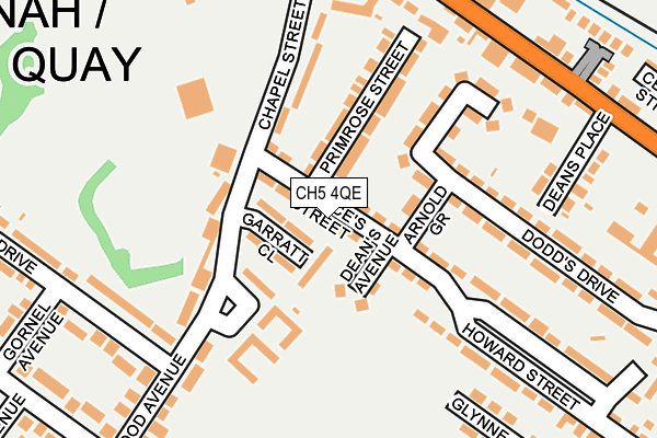 CH5 4QE map - OS OpenMap – Local (Ordnance Survey)