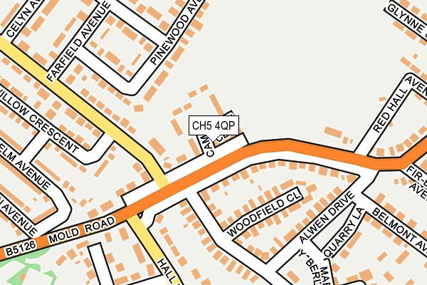 CH5 4QP map - OS OpenMap – Local (Ordnance Survey)