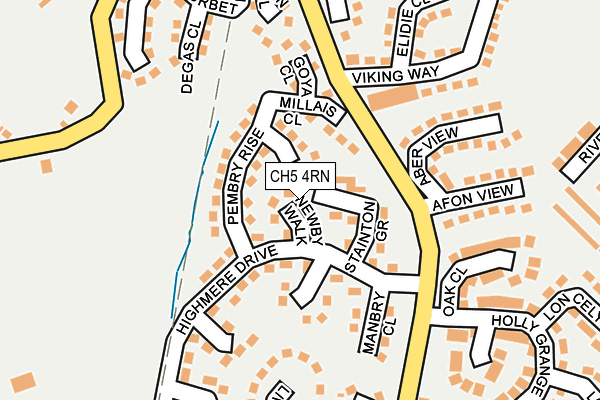 CH5 4RN map - OS OpenMap – Local (Ordnance Survey)