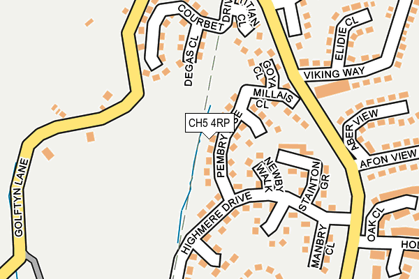 CH5 4RP map - OS OpenMap – Local (Ordnance Survey)