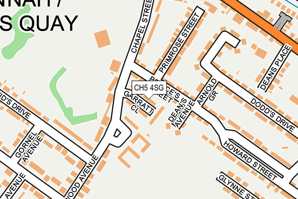 CH5 4SG map - OS OpenMap – Local (Ordnance Survey)