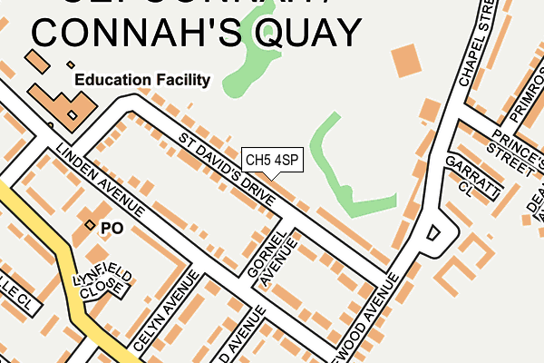 CH5 4SP map - OS OpenMap – Local (Ordnance Survey)