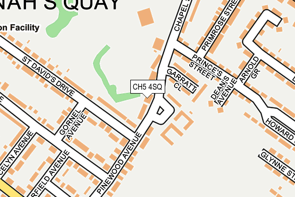 CH5 4SQ map - OS OpenMap – Local (Ordnance Survey)