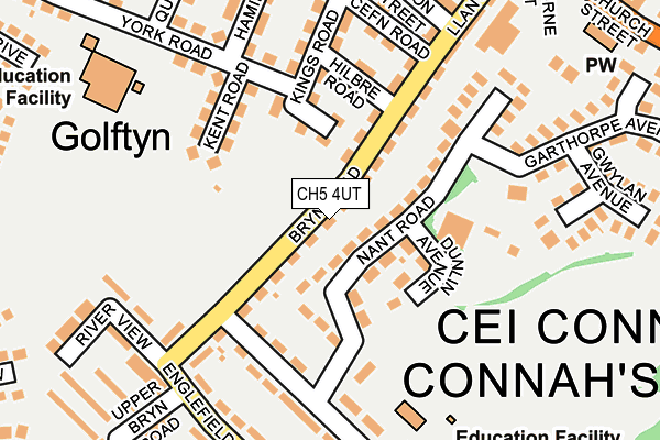 CH5 4UT map - OS OpenMap – Local (Ordnance Survey)
