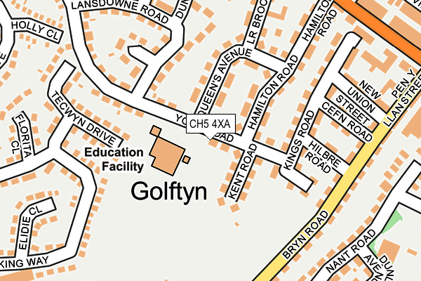 CH5 4XA map - OS OpenMap – Local (Ordnance Survey)