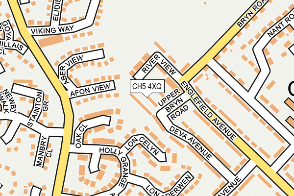 CH5 4XQ map - OS OpenMap – Local (Ordnance Survey)