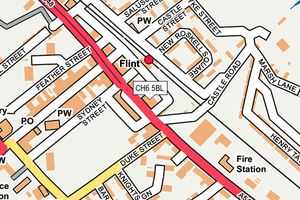 CH6 5BL map - OS OpenMap – Local (Ordnance Survey)