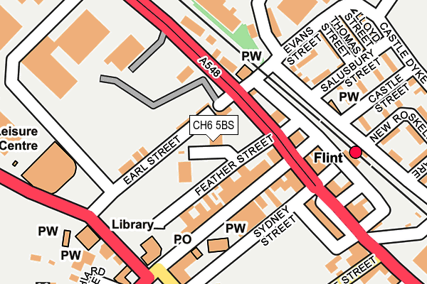 CH6 5BS map - OS OpenMap – Local (Ordnance Survey)