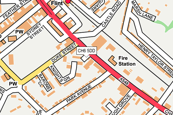 CH6 5DD map - OS OpenMap – Local (Ordnance Survey)