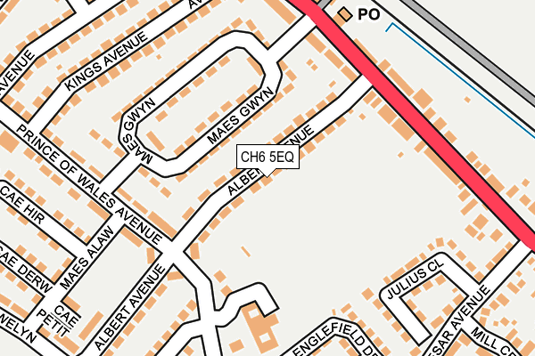 CH6 5EQ map - OS OpenMap – Local (Ordnance Survey)