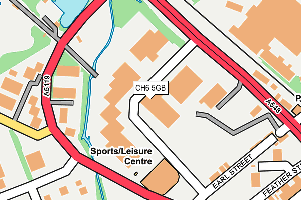 CH6 5GB map - OS OpenMap – Local (Ordnance Survey)