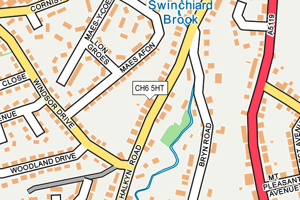 CH6 5HT map - OS OpenMap – Local (Ordnance Survey)