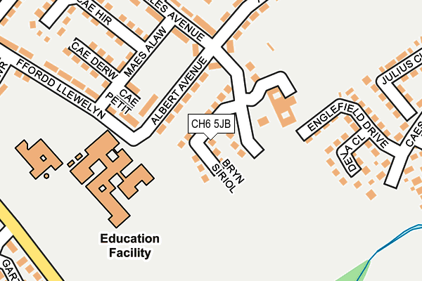 CH6 5JB map - OS OpenMap – Local (Ordnance Survey)