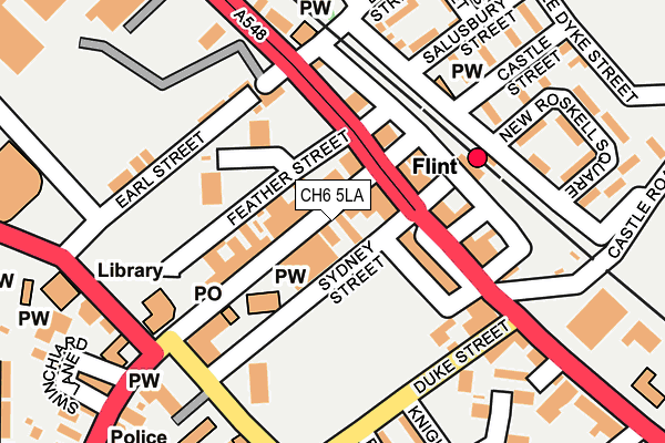 CH6 5LA map - OS OpenMap – Local (Ordnance Survey)