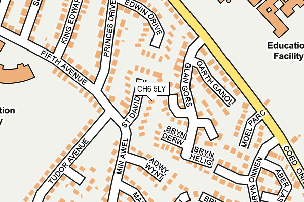 CH6 5LY map - OS OpenMap – Local (Ordnance Survey)