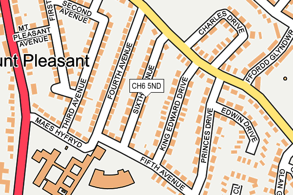 CH6 5ND map - OS OpenMap – Local (Ordnance Survey)