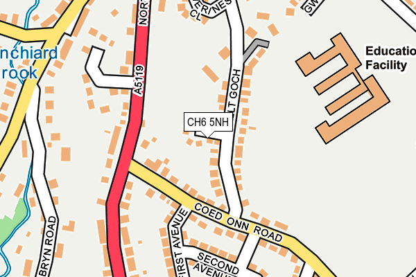 CH6 5NH map - OS OpenMap – Local (Ordnance Survey)