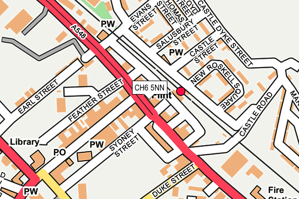 CH6 5NN map - OS OpenMap – Local (Ordnance Survey)