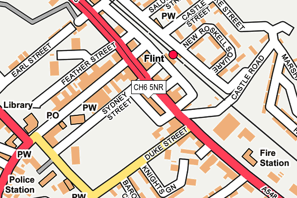 CH6 5NR map - OS OpenMap – Local (Ordnance Survey)