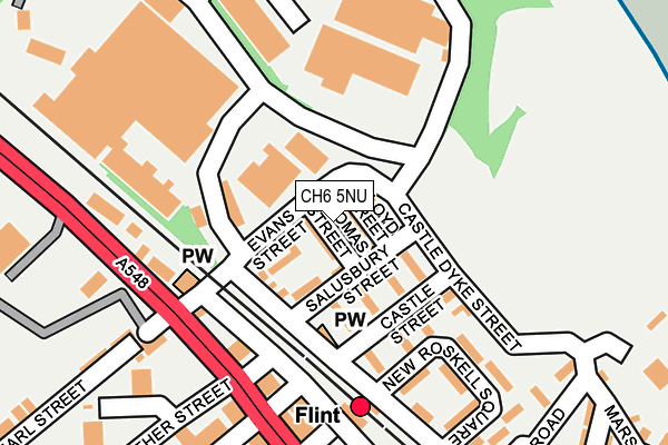 CH6 5NU map - OS OpenMap – Local (Ordnance Survey)