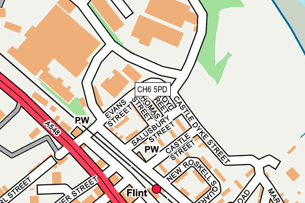 CH6 5PD map - OS OpenMap – Local (Ordnance Survey)