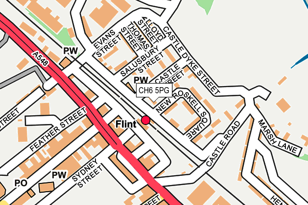 CH6 5PG map - OS OpenMap – Local (Ordnance Survey)