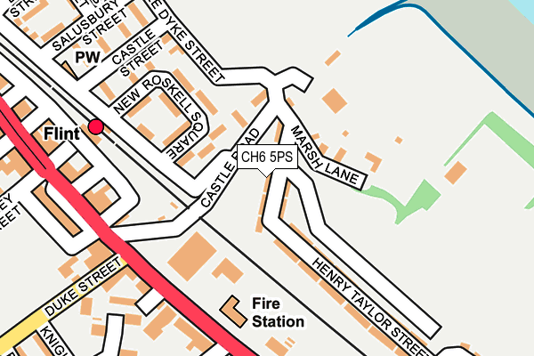 CH6 5PS map - OS OpenMap – Local (Ordnance Survey)