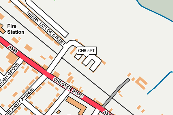 CH6 5PT map - OS OpenMap – Local (Ordnance Survey)