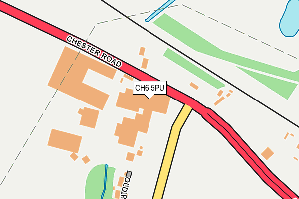 CH6 5PU map - OS OpenMap – Local (Ordnance Survey)