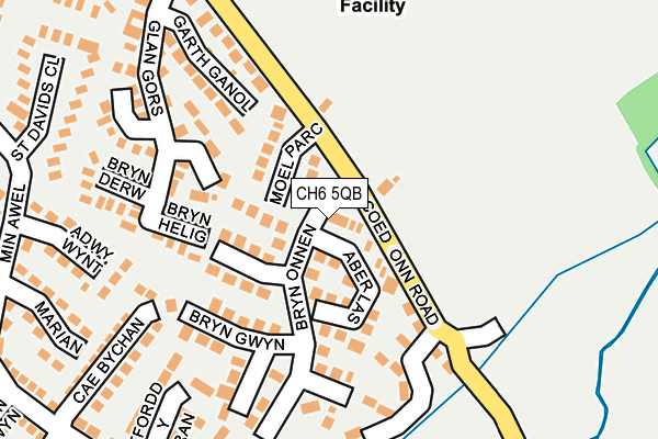 CH6 5QB map - OS OpenMap – Local (Ordnance Survey)