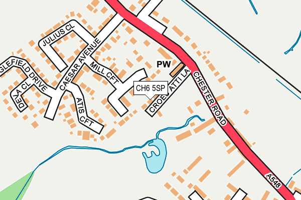 CH6 5SP map - OS OpenMap – Local (Ordnance Survey)