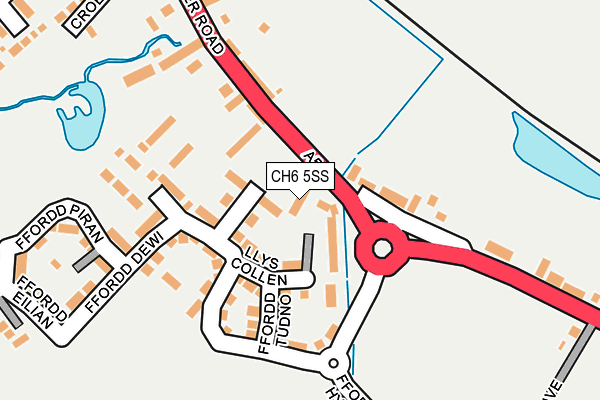 CH6 5SS map - OS OpenMap – Local (Ordnance Survey)