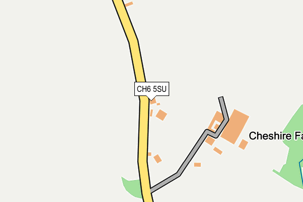 CH6 5SU map - OS OpenMap – Local (Ordnance Survey)