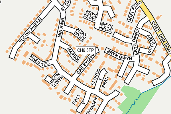 CH6 5TP map - OS OpenMap – Local (Ordnance Survey)